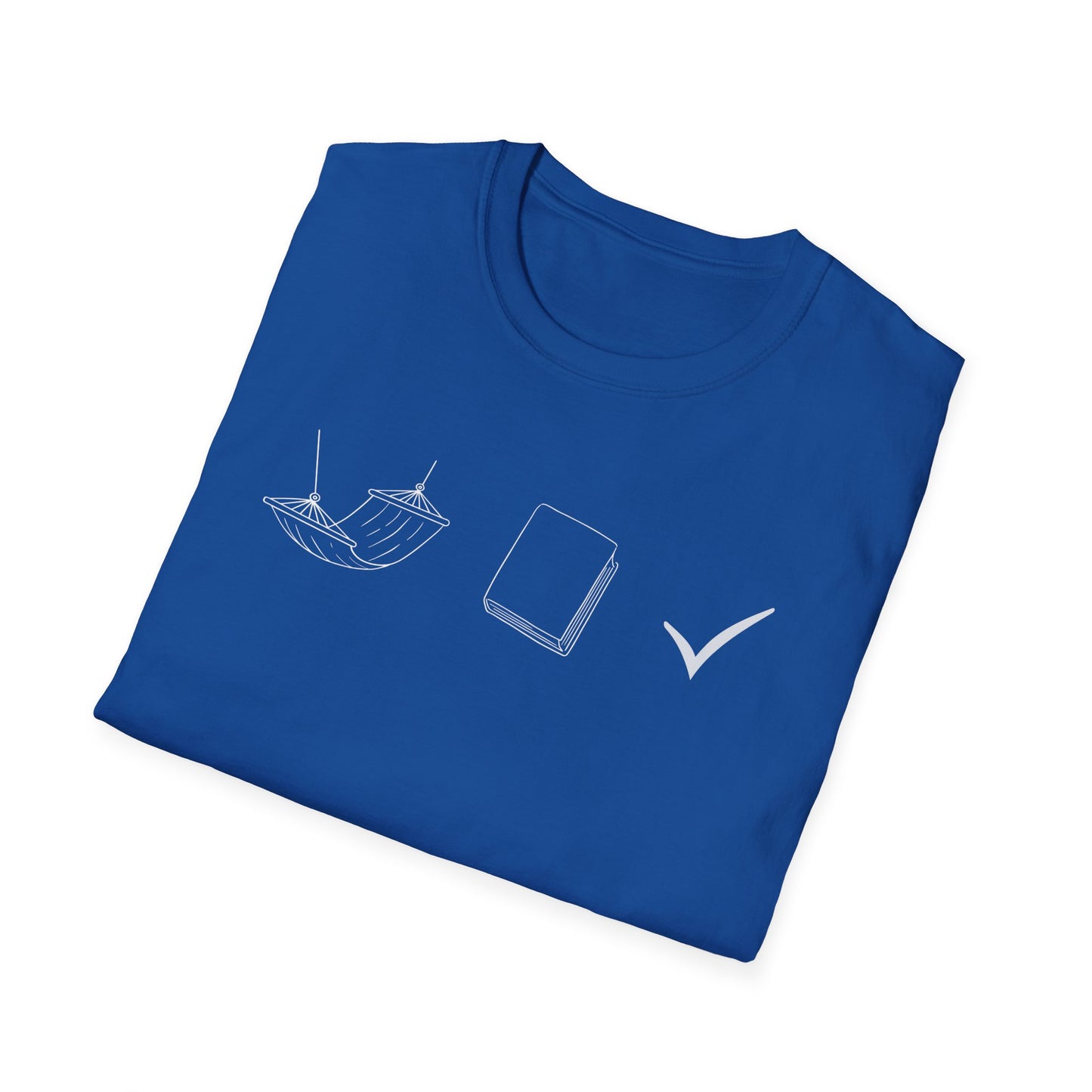 Hammock, Book, Check T-Shirt